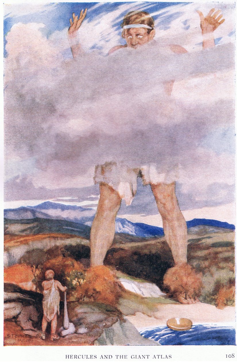 Herkules og det gigantiske Atlas af Stephen Reid