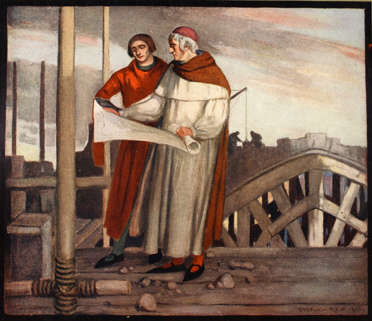 William af Wykeham, illustration fra 