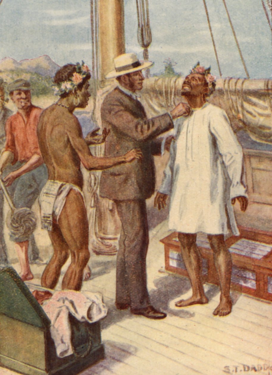 Illustration af biskop Pattesons liv (farvelitografi) af Stephen T. Dadd