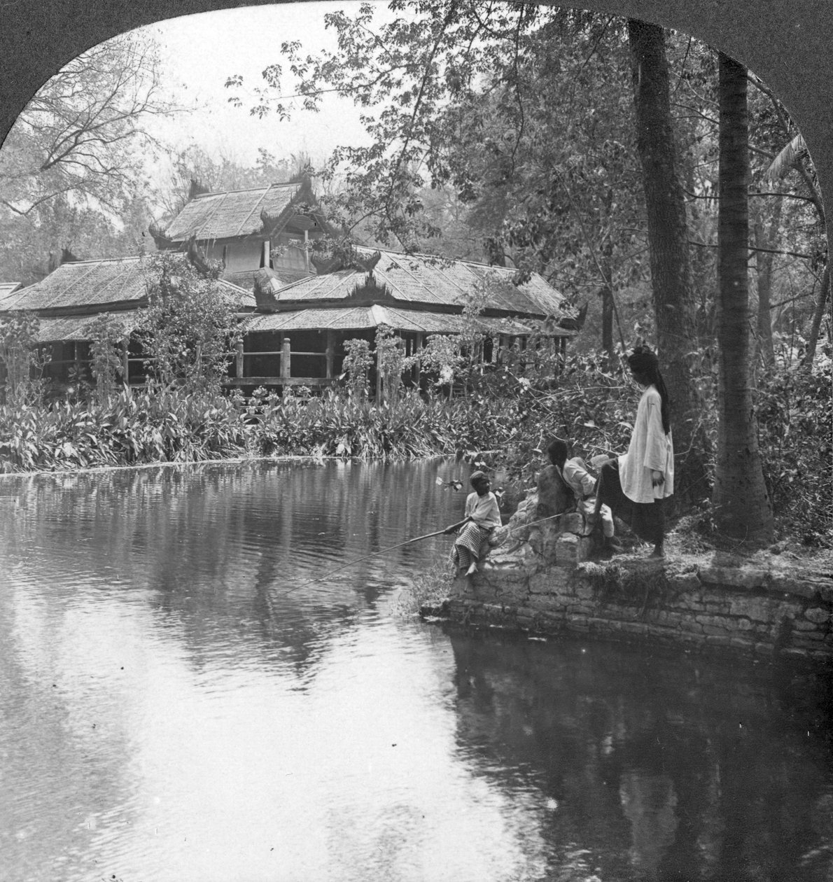 South Garden Palace i Fort, Mandalay, Burma, 1908 af Stereo Travel Co