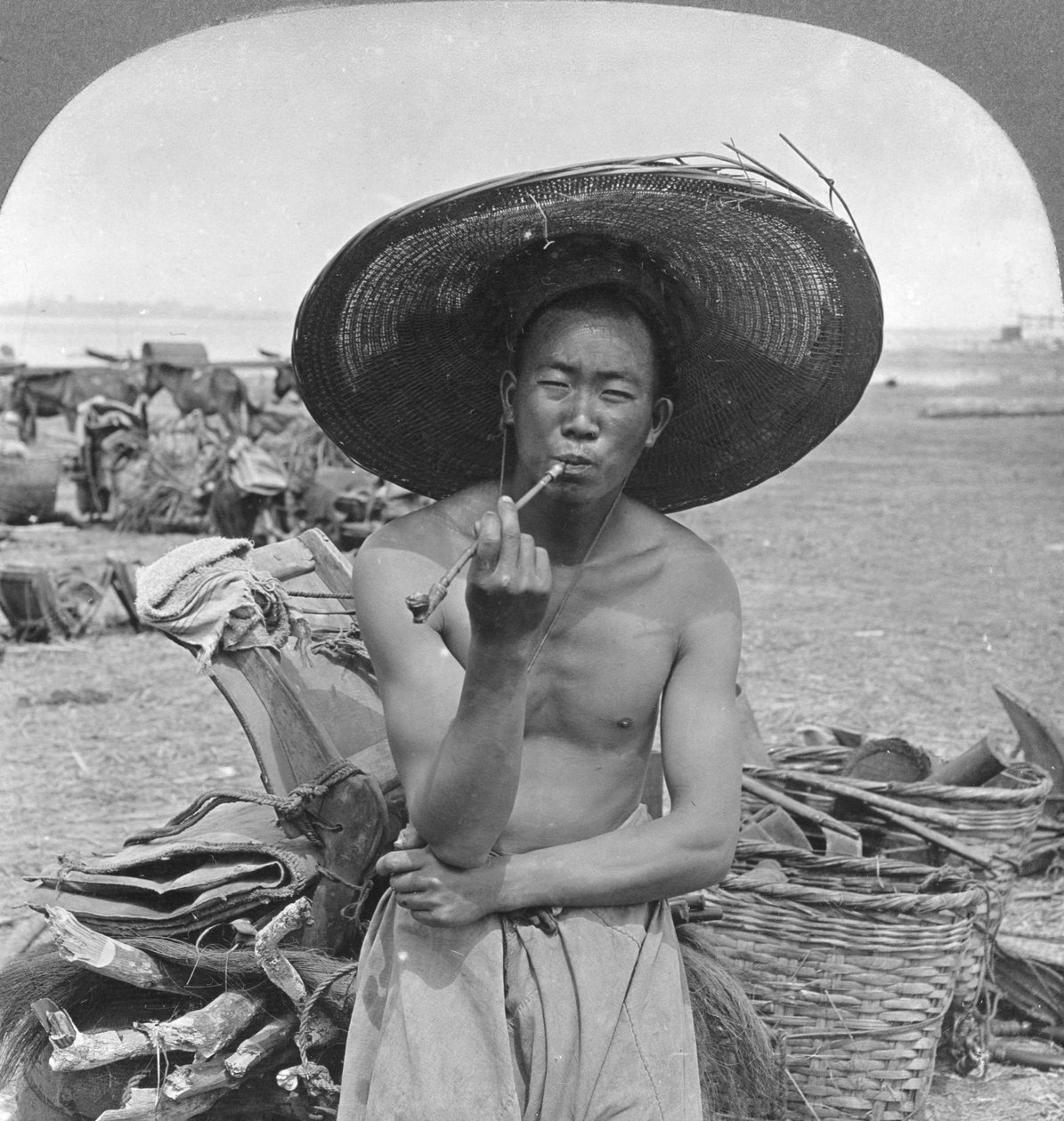 Typisk kineser, Bhamo, Burma, 1908 af Stereo Travel Co