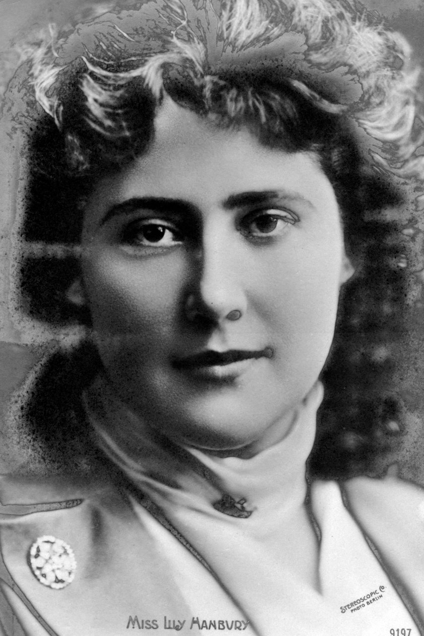 Lily Hanbury 1874-1908, engelsk skuespillerinde, begyndelsen af det 20. århundrede. af Stereoscopic Company