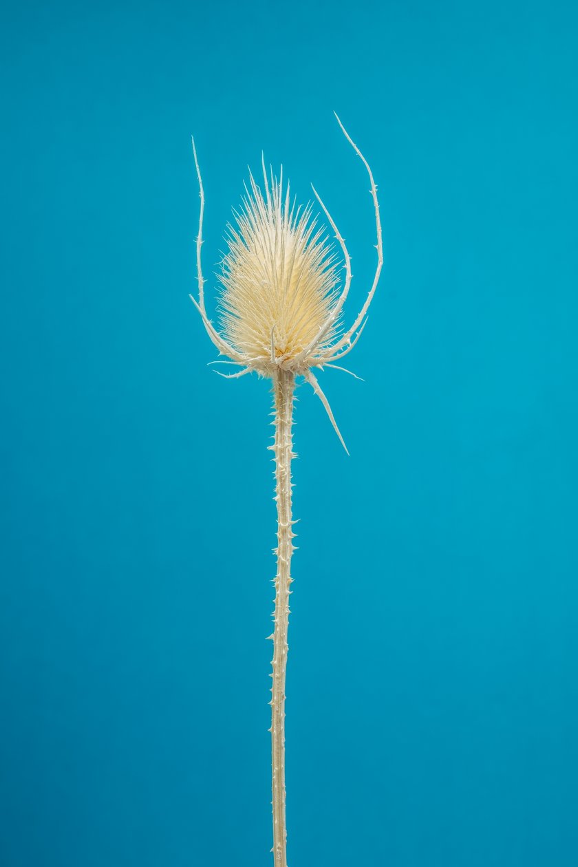 Tørret teasel nr. 01, 2021 (foto) af Steve Gallagher