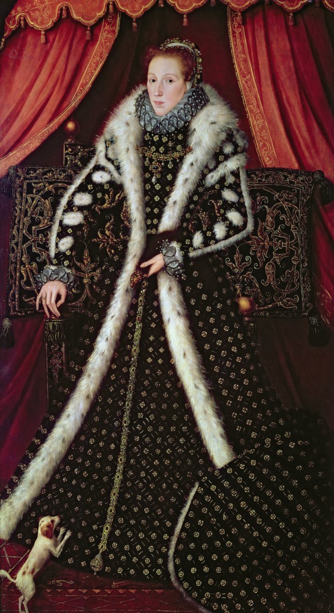 Frances Sidney, grevinde af Sussex, ca. 1565 (panel) af Steven van der Meulen