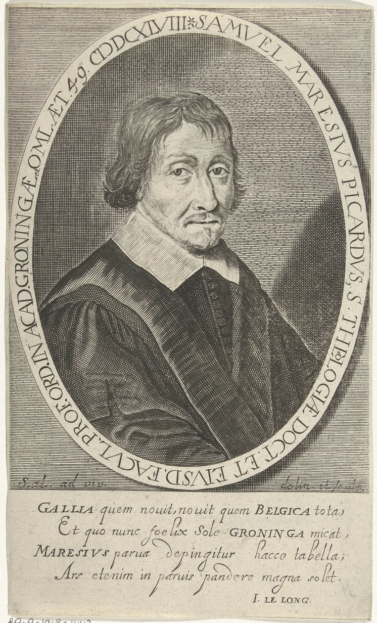Portret af Samuel Maresius af Steven van Lamsweerde