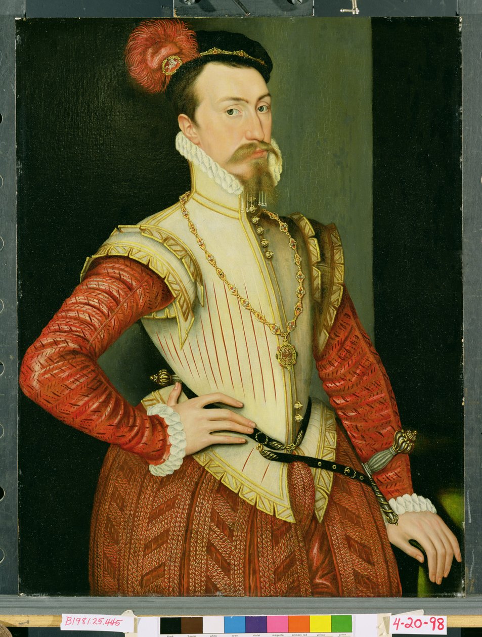 Robert Dudley (1532-88) 1. jarl af Leicester, ca. 1560
