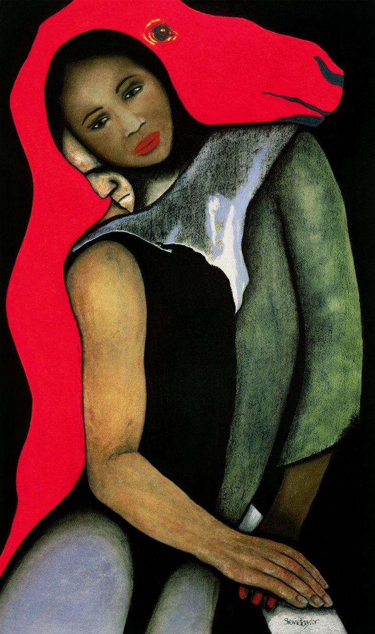 ManWoman and a Red Horse, 1999 af Stevie Taylor