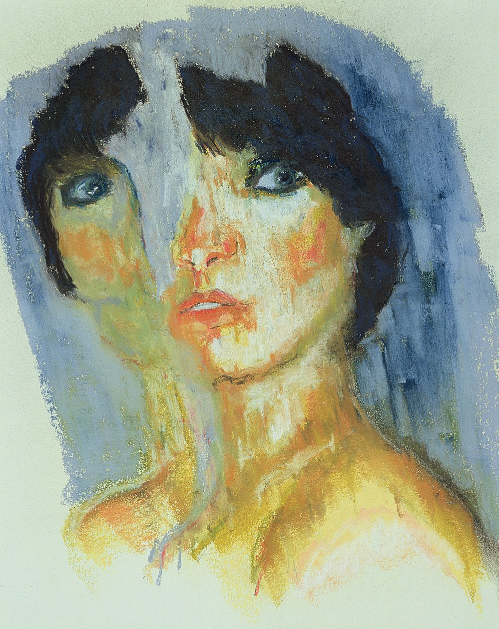 Spaltning (pastel og oliepastel på papir) af Stevie Taylor