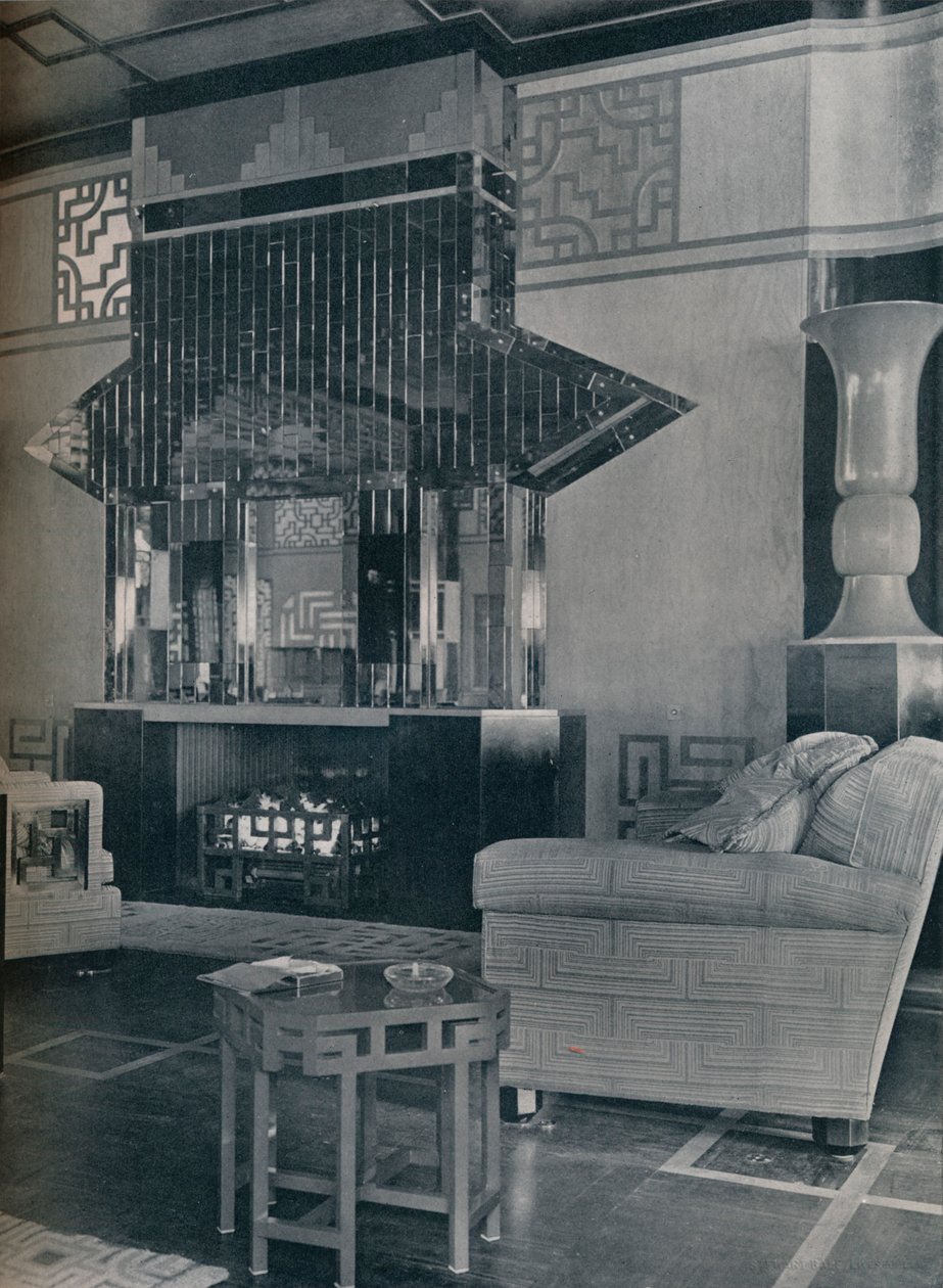 Cathay Lounge ombord på S.S. Empress of Britain, 1931 af Stewart Bale Limited