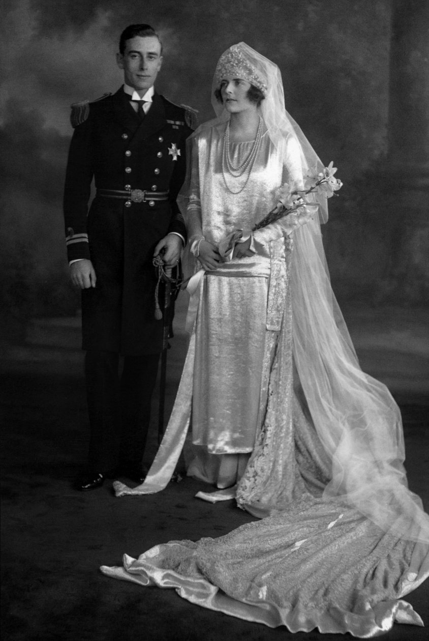 Bryllup mellem Lord og Lady Mountbatten af Studio Lafayette