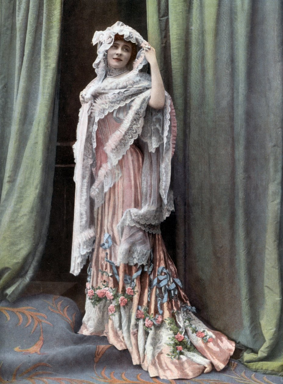 Den franske komiker Marcelle Lender foto af Reutlinger fra den franske avis "Le Theatre" 1. august af Studio Reutlinger