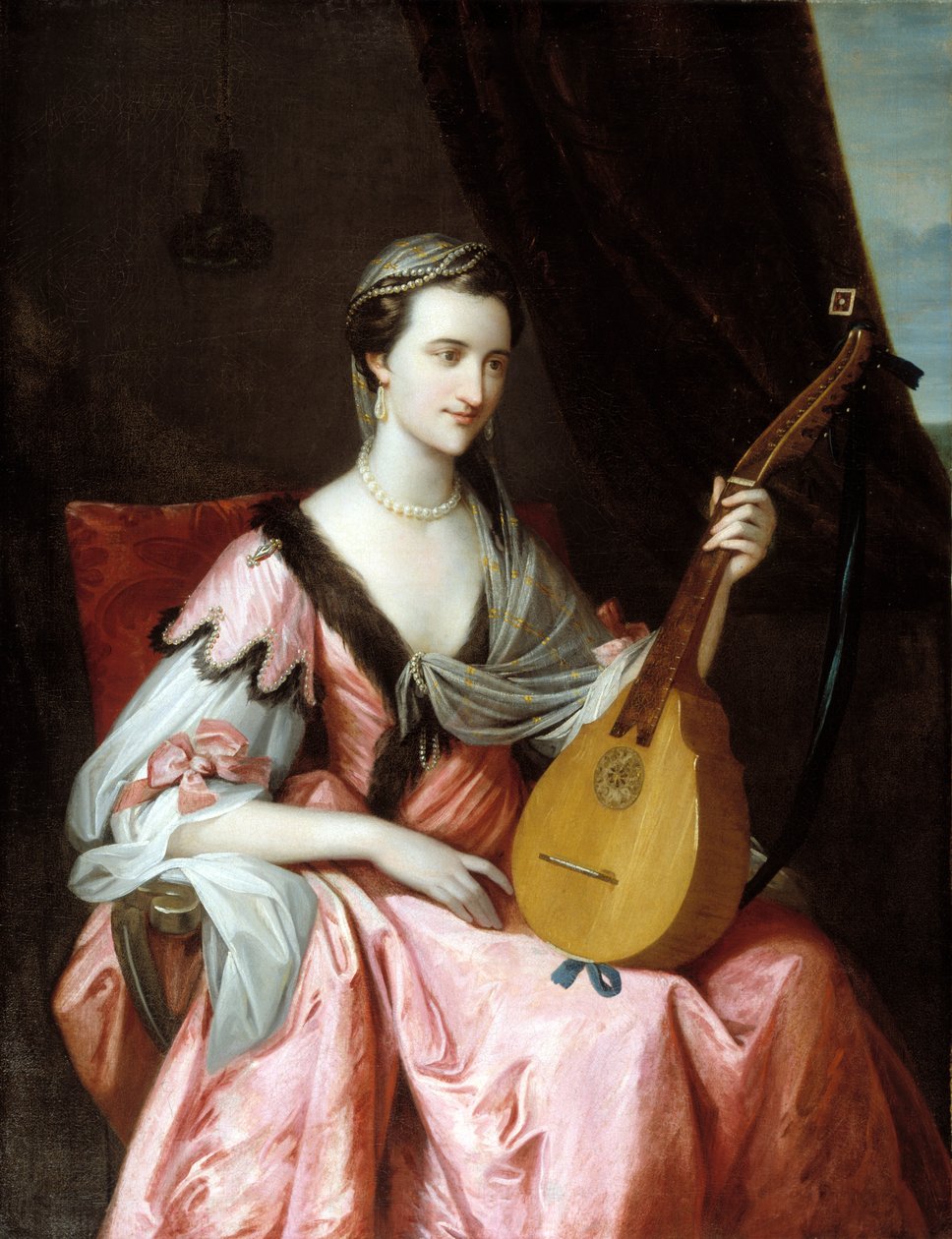Mary Hopkinson, ca. 1764. af Studio of Benjamin West