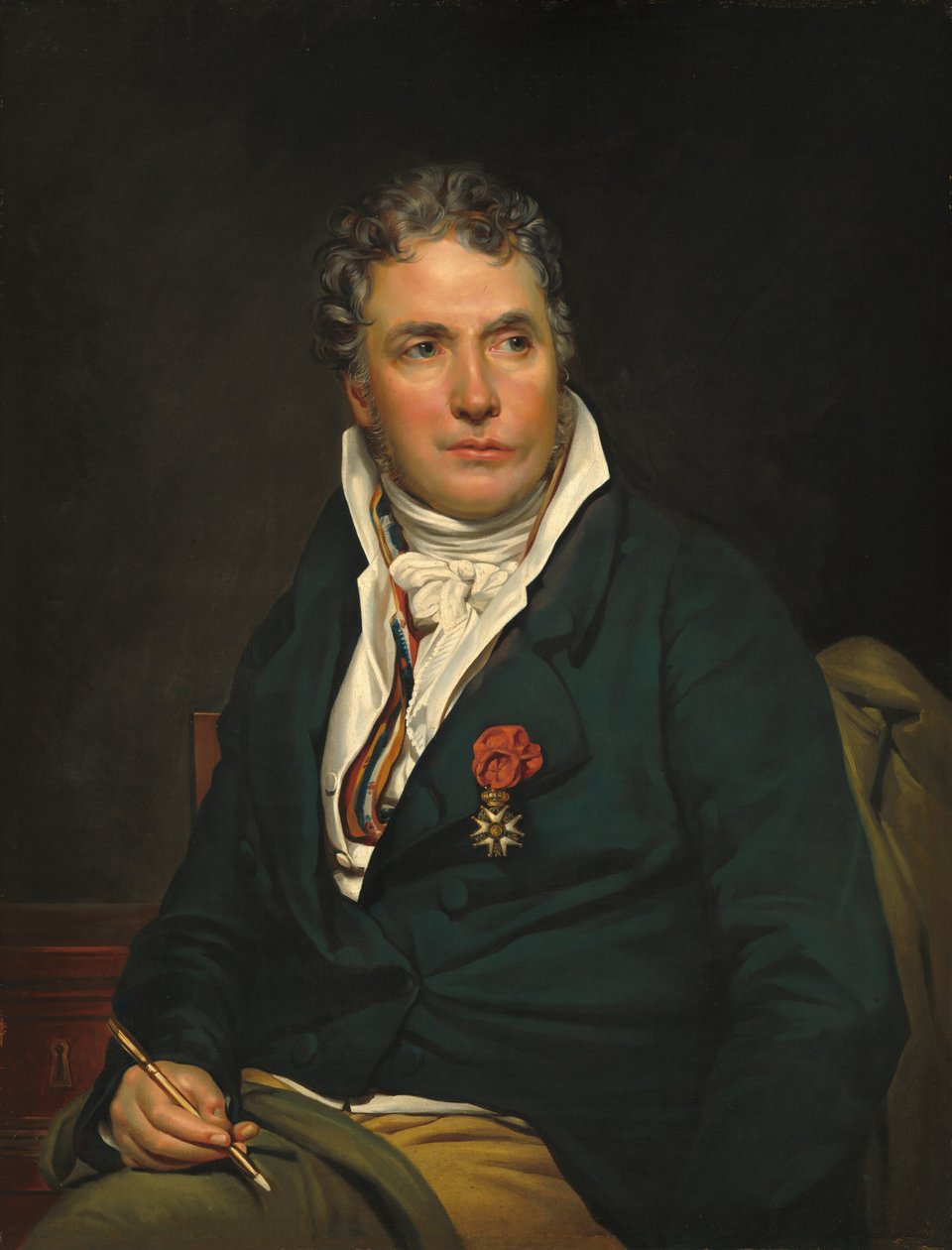 Jacques-Louis David af Studio of Georges Rouget