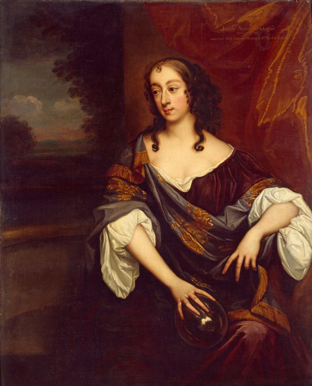 Elizabeth, grevinde af Essex, 1600-tallet af Studio of Sir Peter Lely