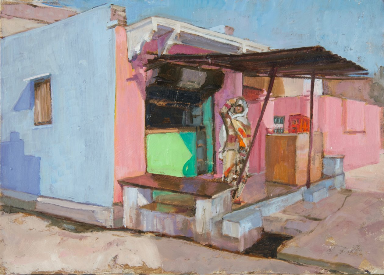 Indiske farver, 2019, af Sue Wales