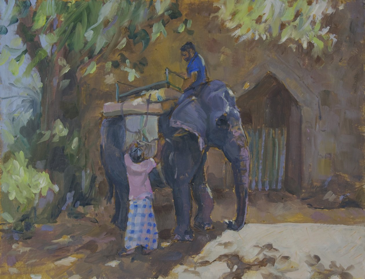 Elefant,Sri Lanka,2015, af Sue Wales