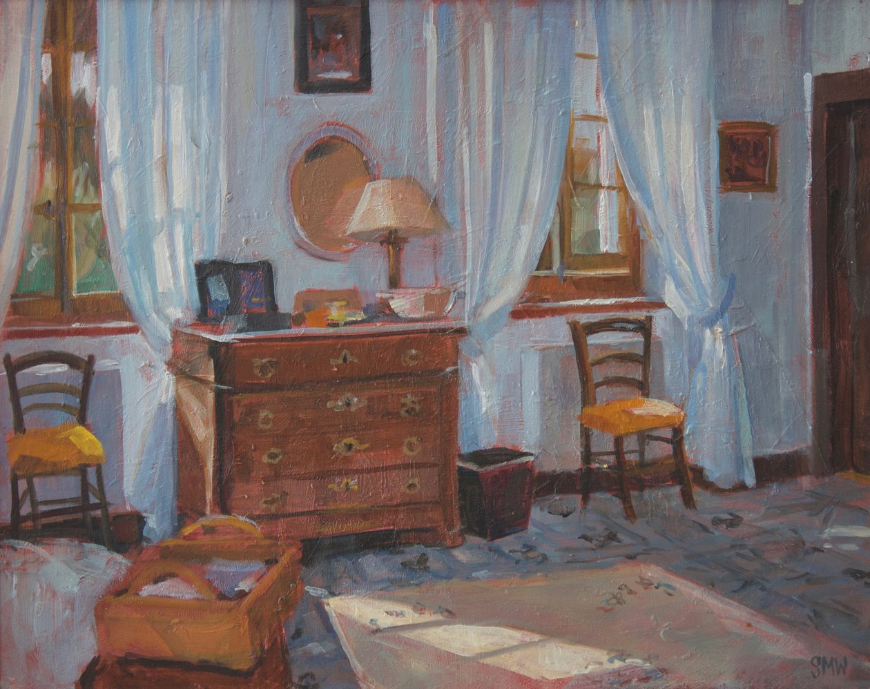 Fransk soveværelse, 2005 af Sue Wales