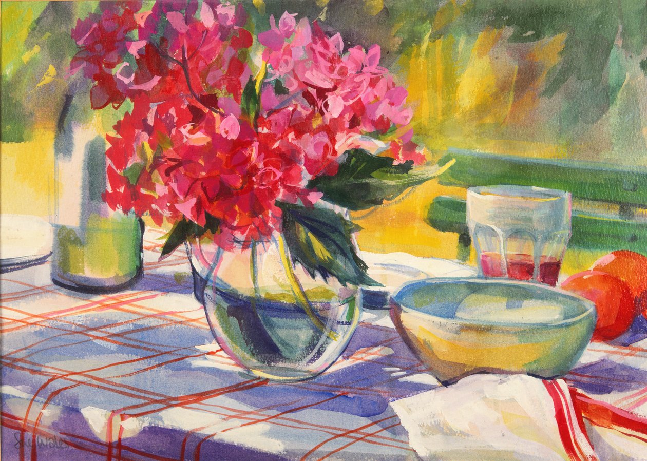 Fransk havebord, 1999, af Sue Wales
