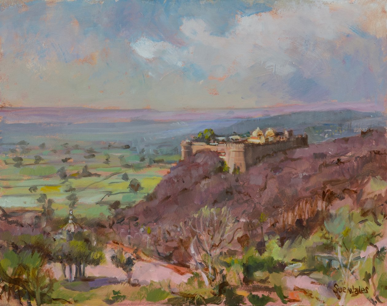 Ramathra Fort, 2019, af Sue Wales
