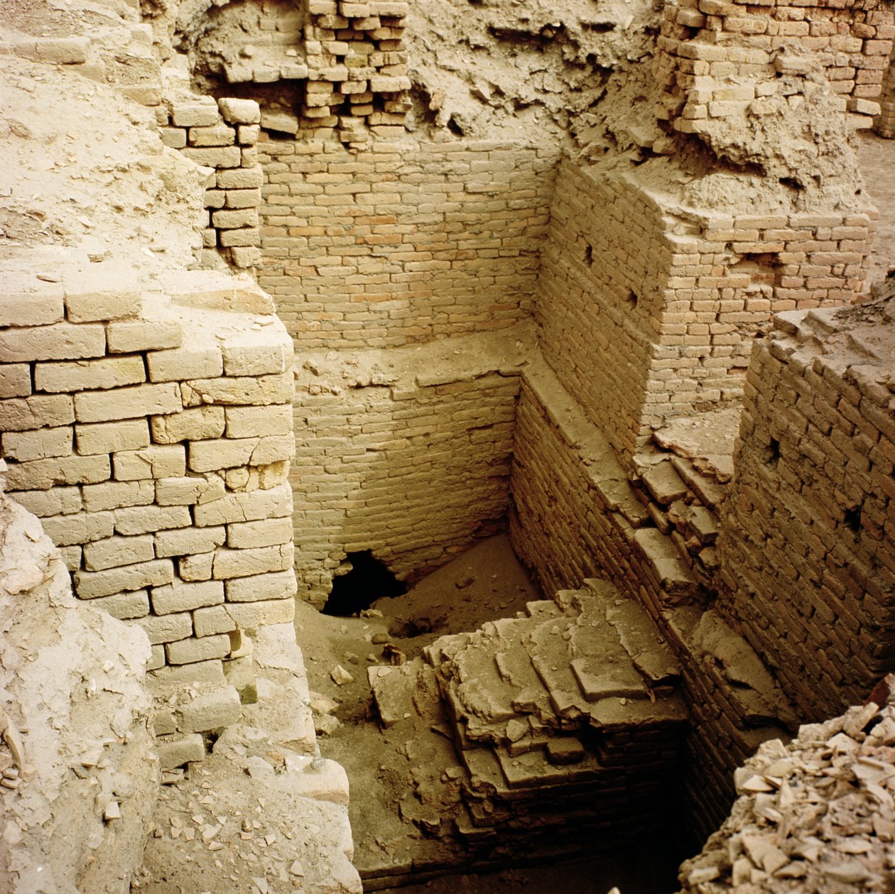 Palads ruin af Sumerian