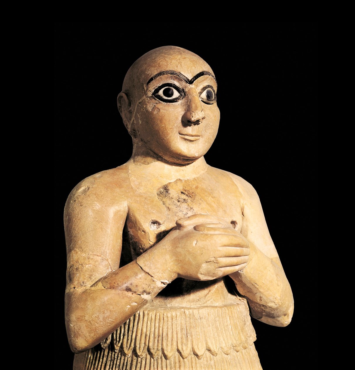 Selim, bror til kongen af Mari i Syrien, 3. årtusinde f.Kr. (skulptur) af Sumerian Sumerian