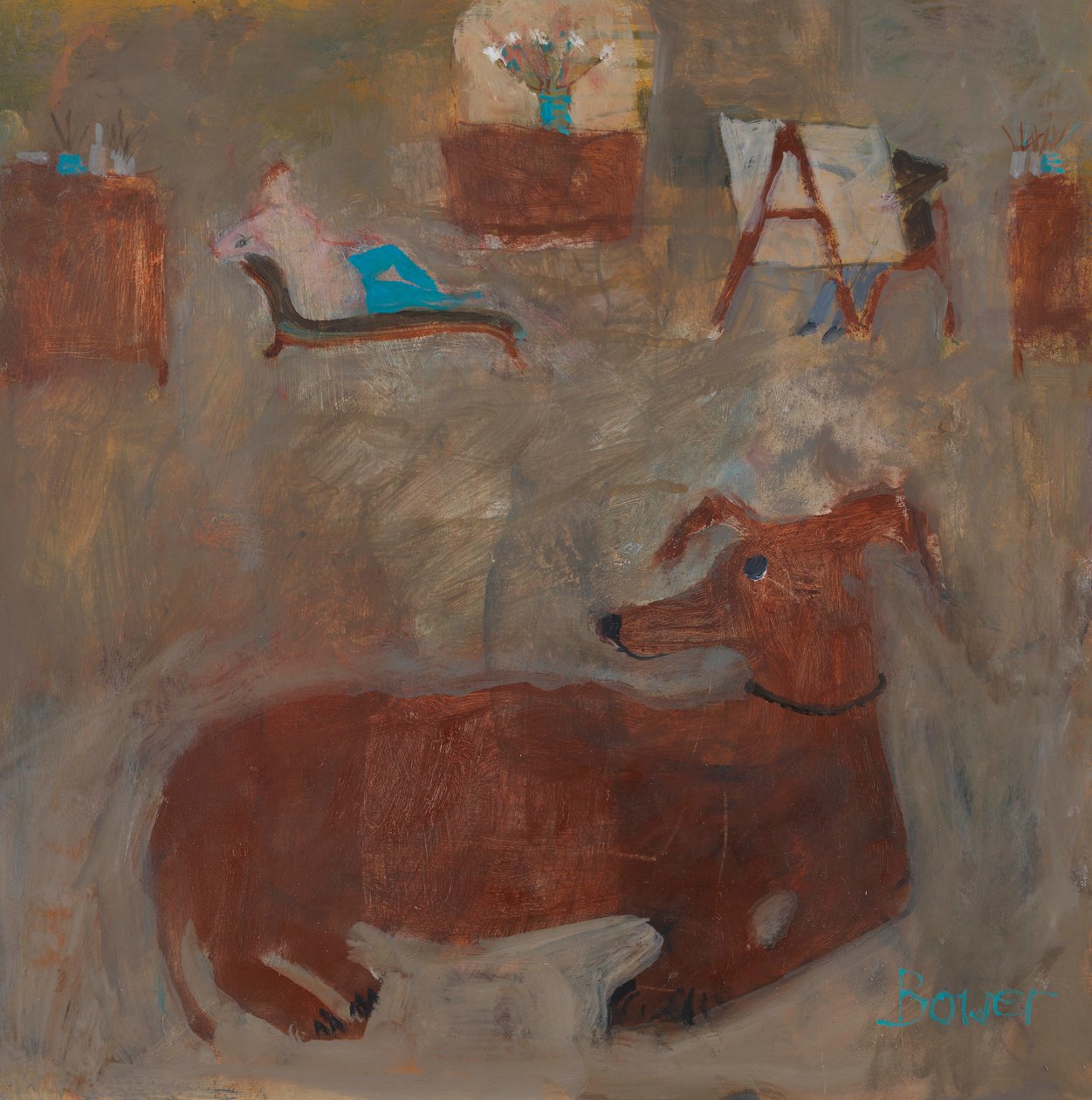Artists Dog, 2011 af Susan Bower