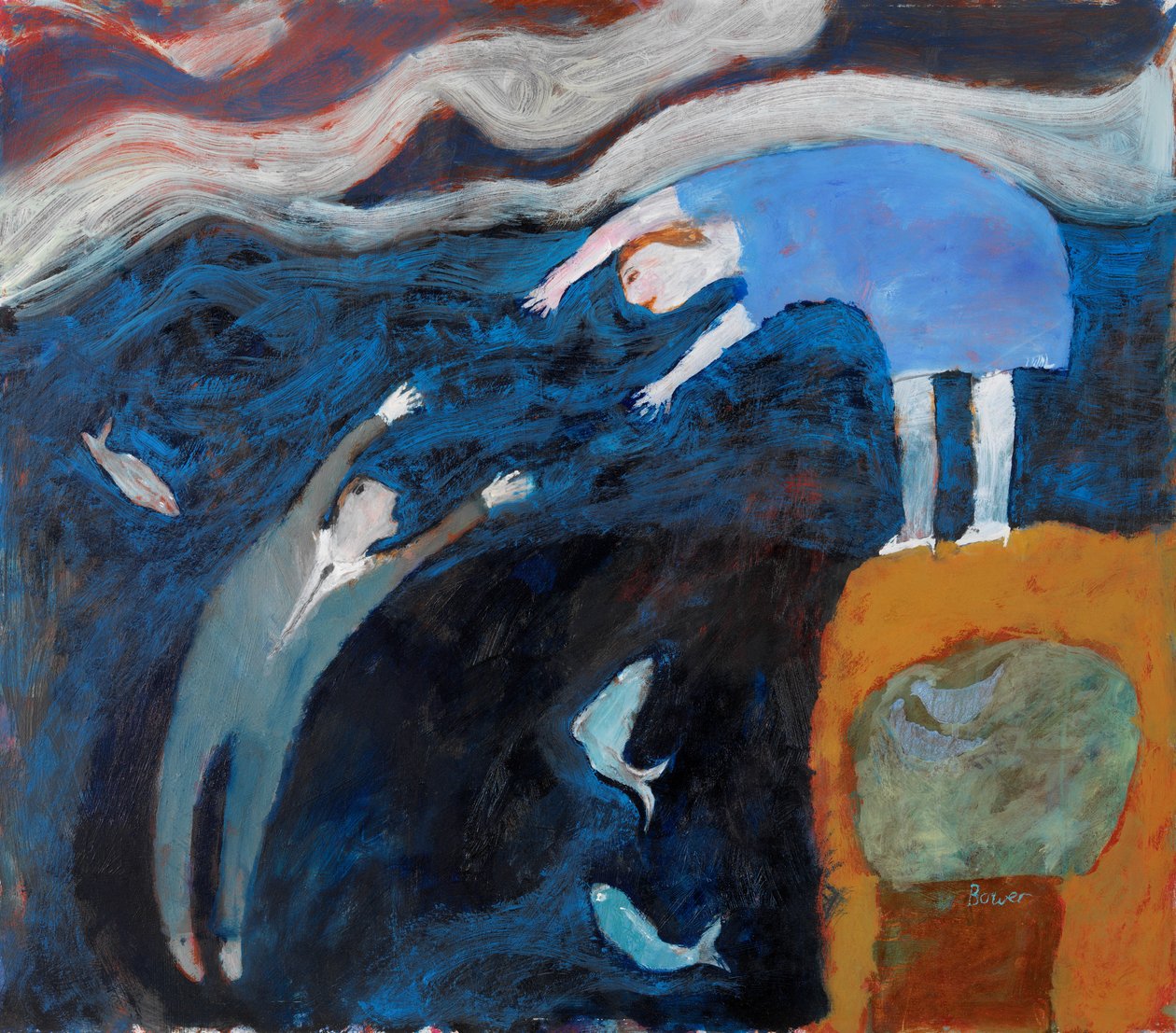 Redder manden fra havet, 2003 af Susan Bower