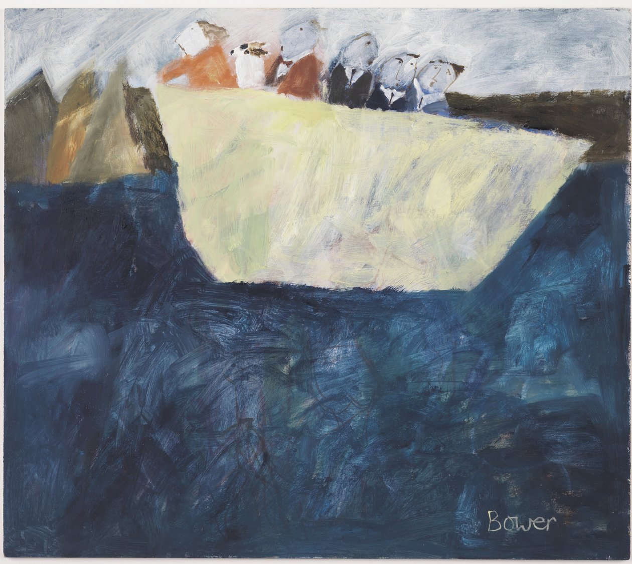 Kvinde ved roret, 2007 af Susan Bower