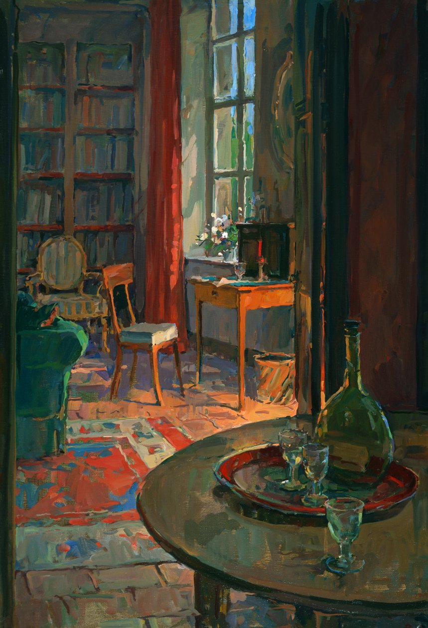 Interiør i La Forge, Bretagne af Susan Ryder