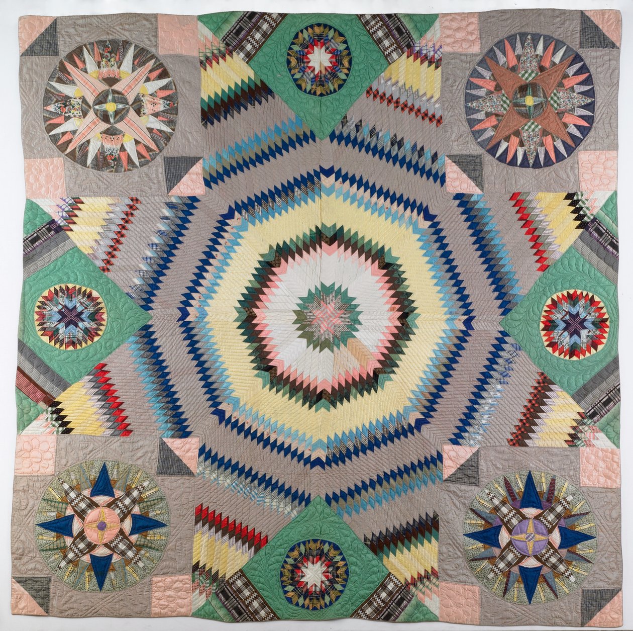 Quiltning af stykker af Susan F. Wyman