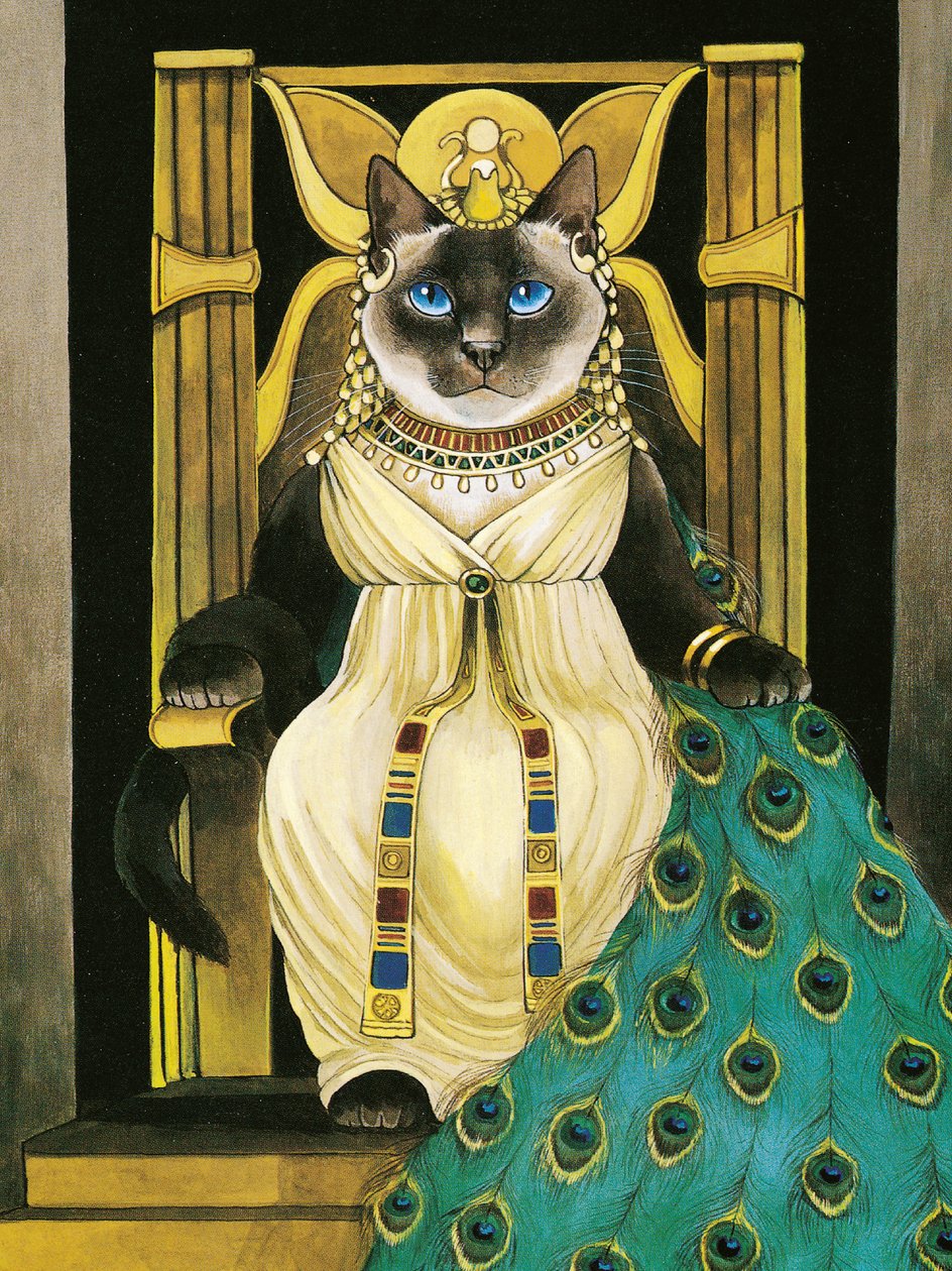 Illustration fra Shakespeare Cats: Plakatbog (udgivet 2016) af Susan Herbert