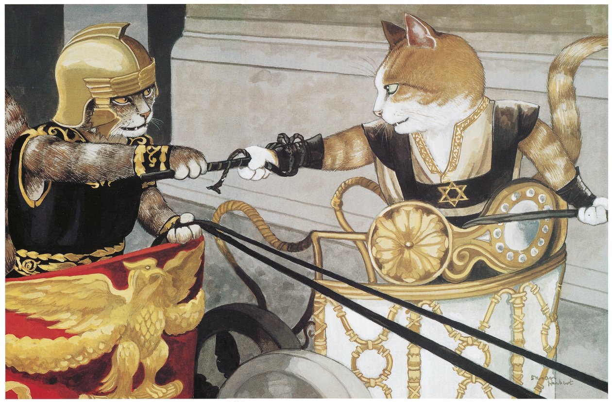 Illustration fra filmen Cats (udgivet 2006) af Susan Herbert