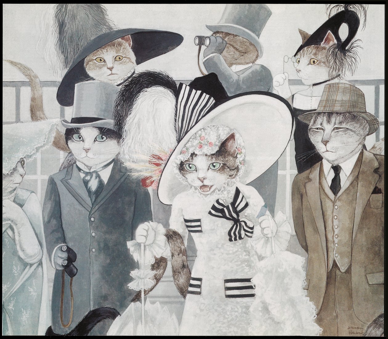 Illustration fra filmen Cats (udgivet 2006) af Susan Herbert