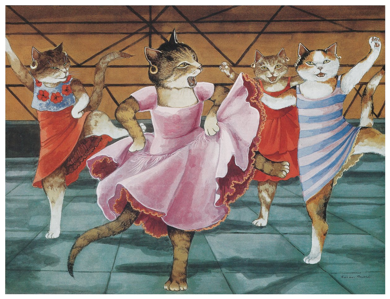 Illustration fra filmen Cats (udgivet 2006) af Susan Herbert