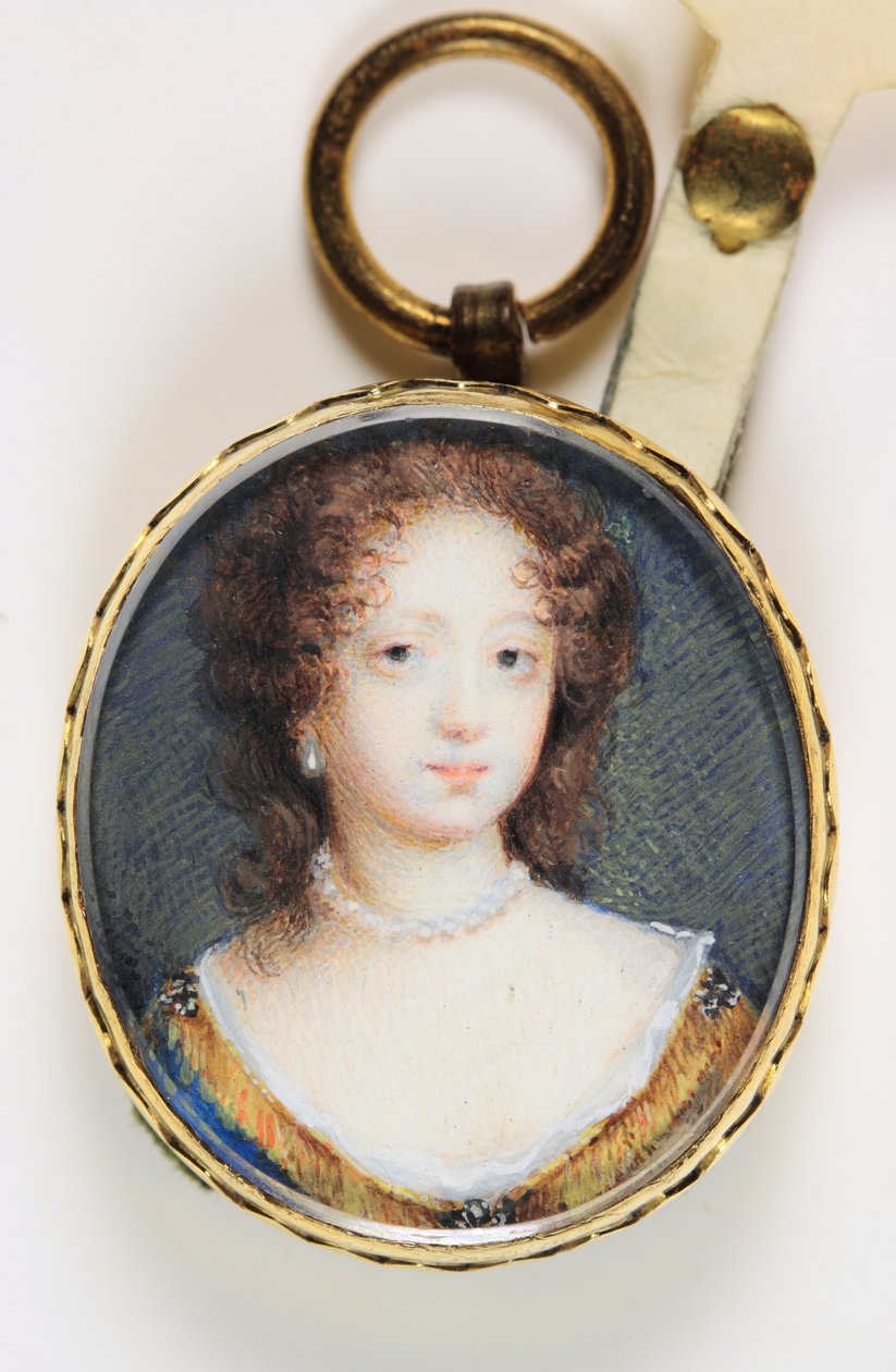 Lady Elizabeth Jones, grevinde af Kildare (akvarel på vellum) af Susan Penelope Gibson