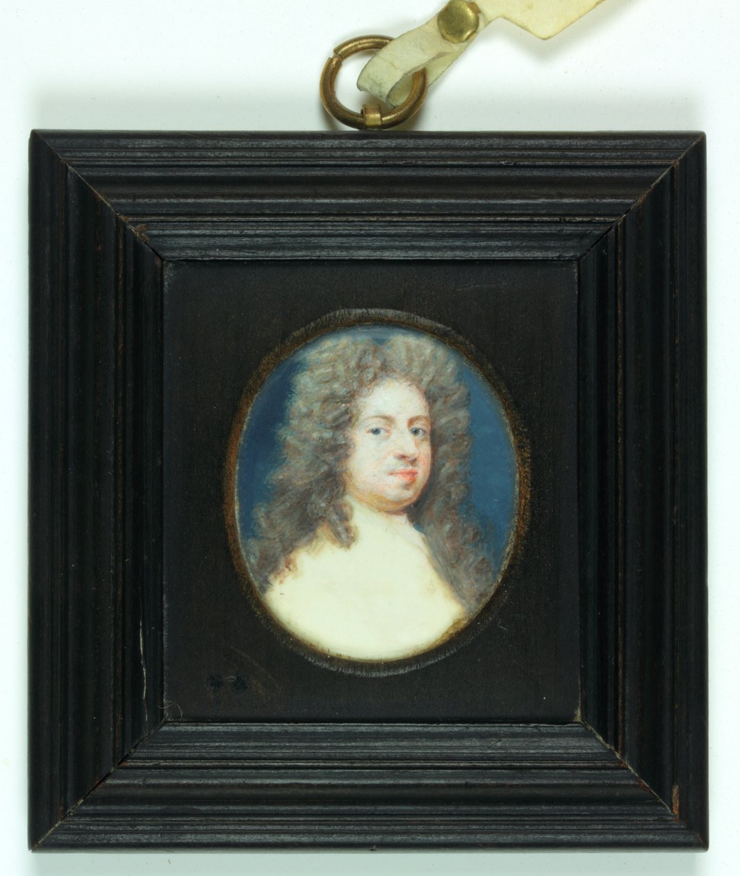 Sir Godfrey Kneller (akvarel på elfenben) af Susan Penelope Gibson