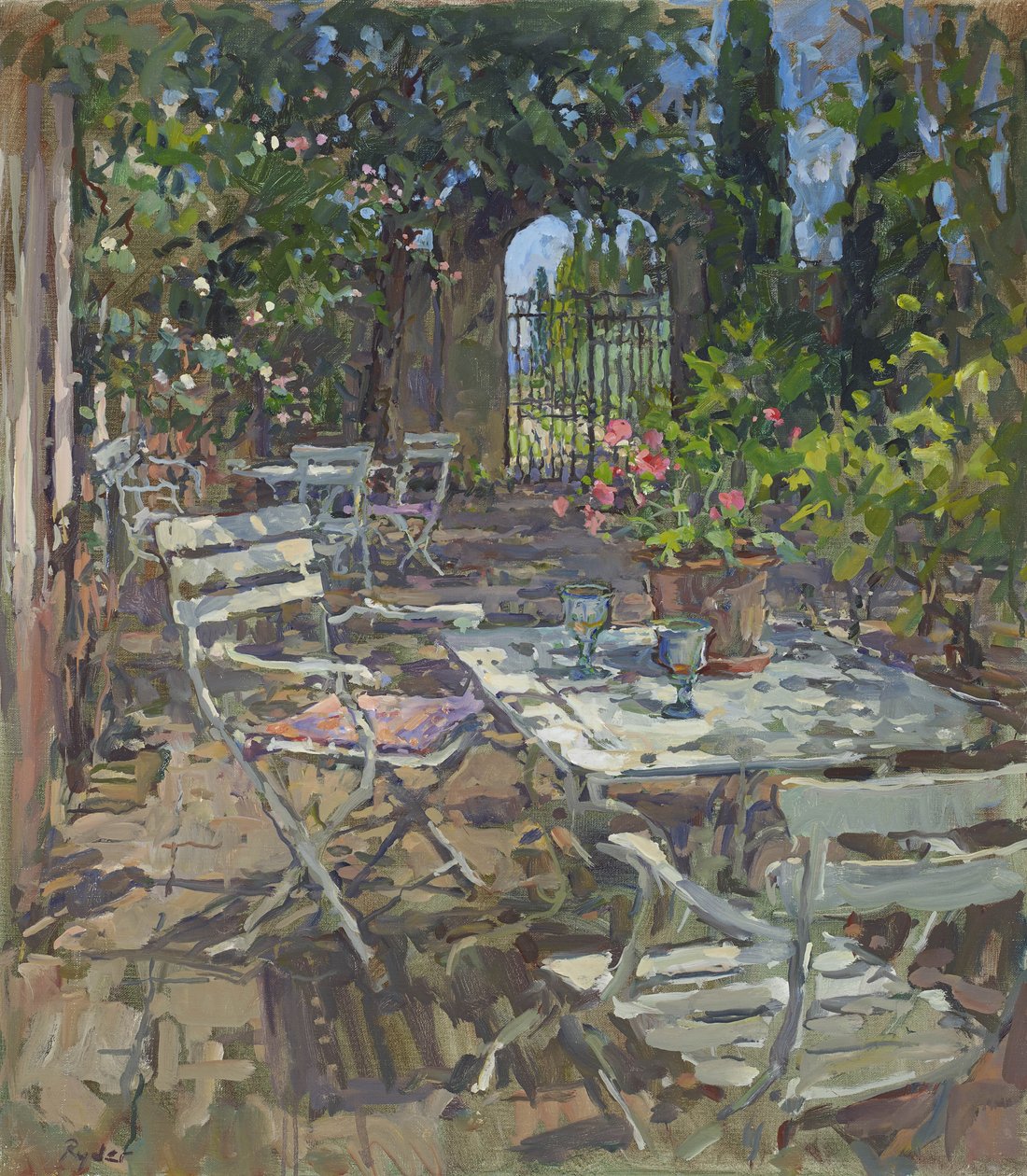 Terrasse, Mas de la Rose af Susan Ryder
