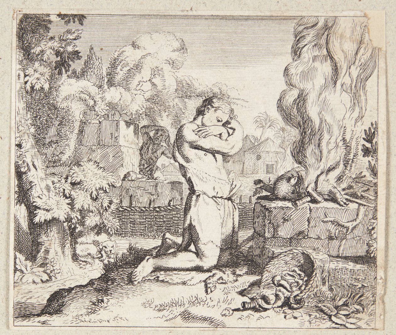 Kain og Abels ofring af Susanna Maria Dorsch