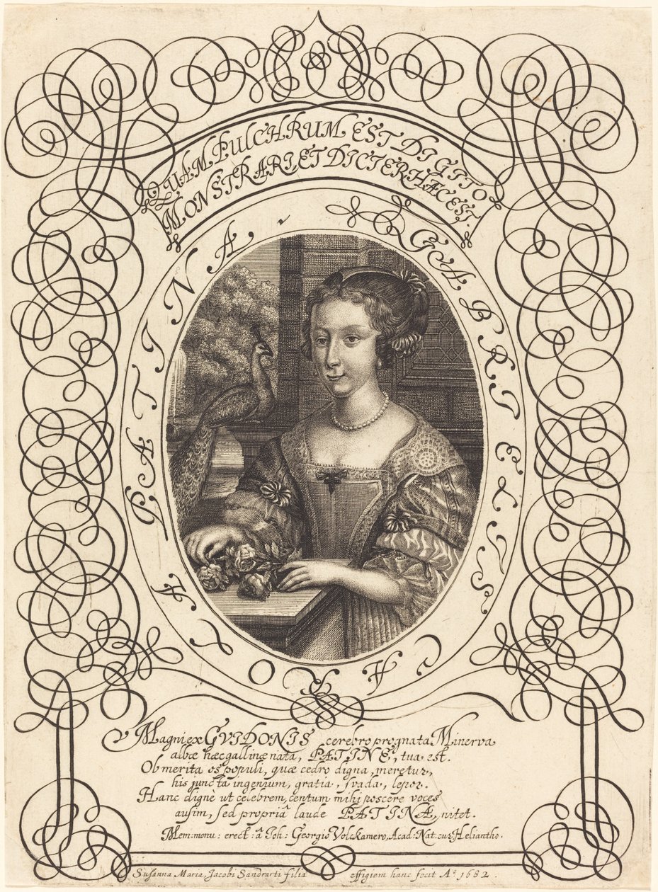 Gabrielle Carola Patina af Susanne Maria von Sandrart