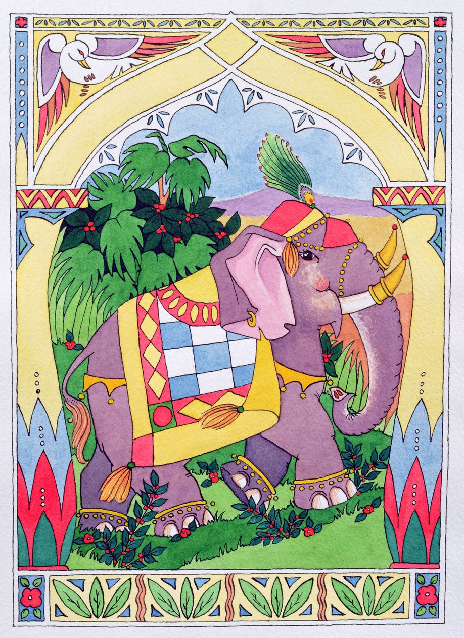 Arabisk elefant af Suzanne Bailey