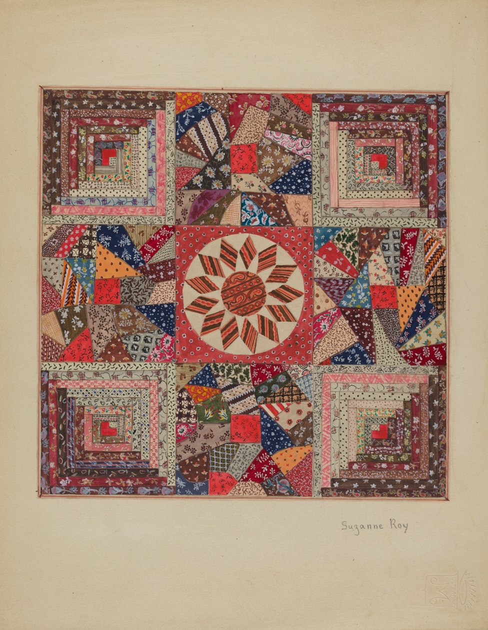 Vuggetæppe, ca. 1936. af Suzanne Roy