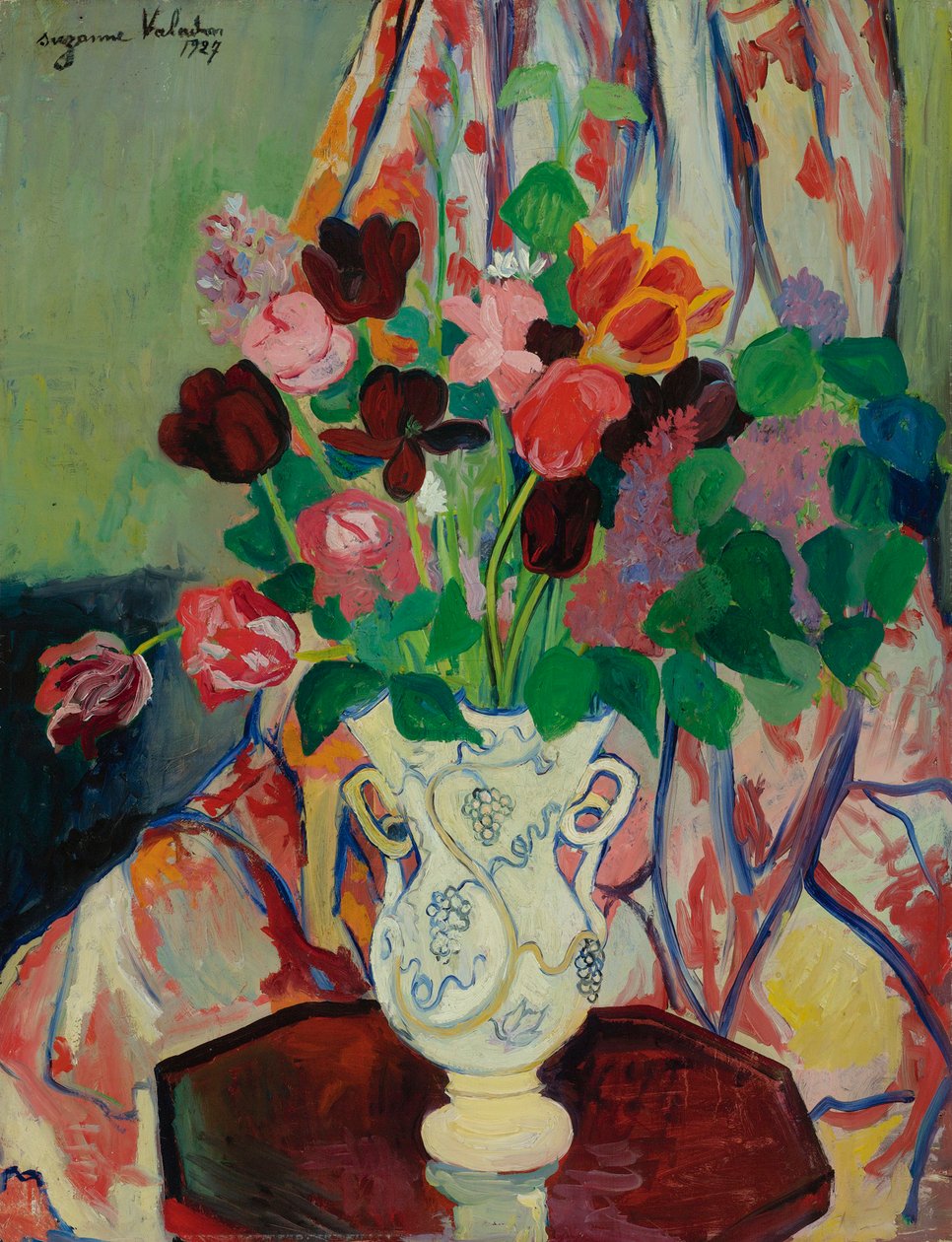 ""Buket tulipaner"" (Tulipanbuket) Maleri af Suzanne Valadon (1865-1938) af Suzanne Valadon
