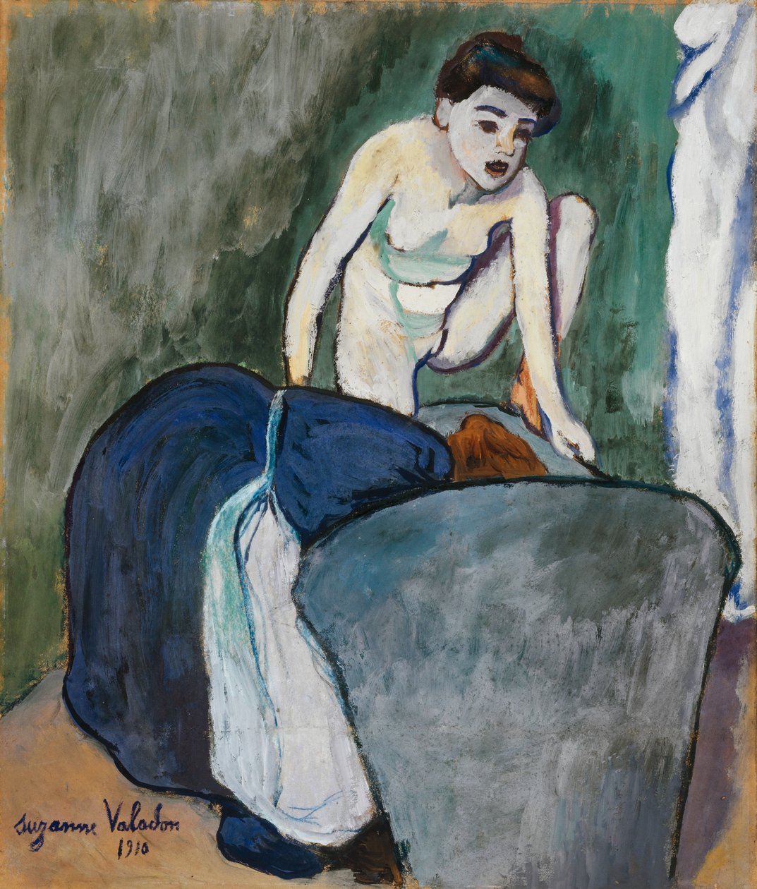 Pige, 1910 (pastel og olie på papir) af Marie Clementine (Suzanne) Valadon