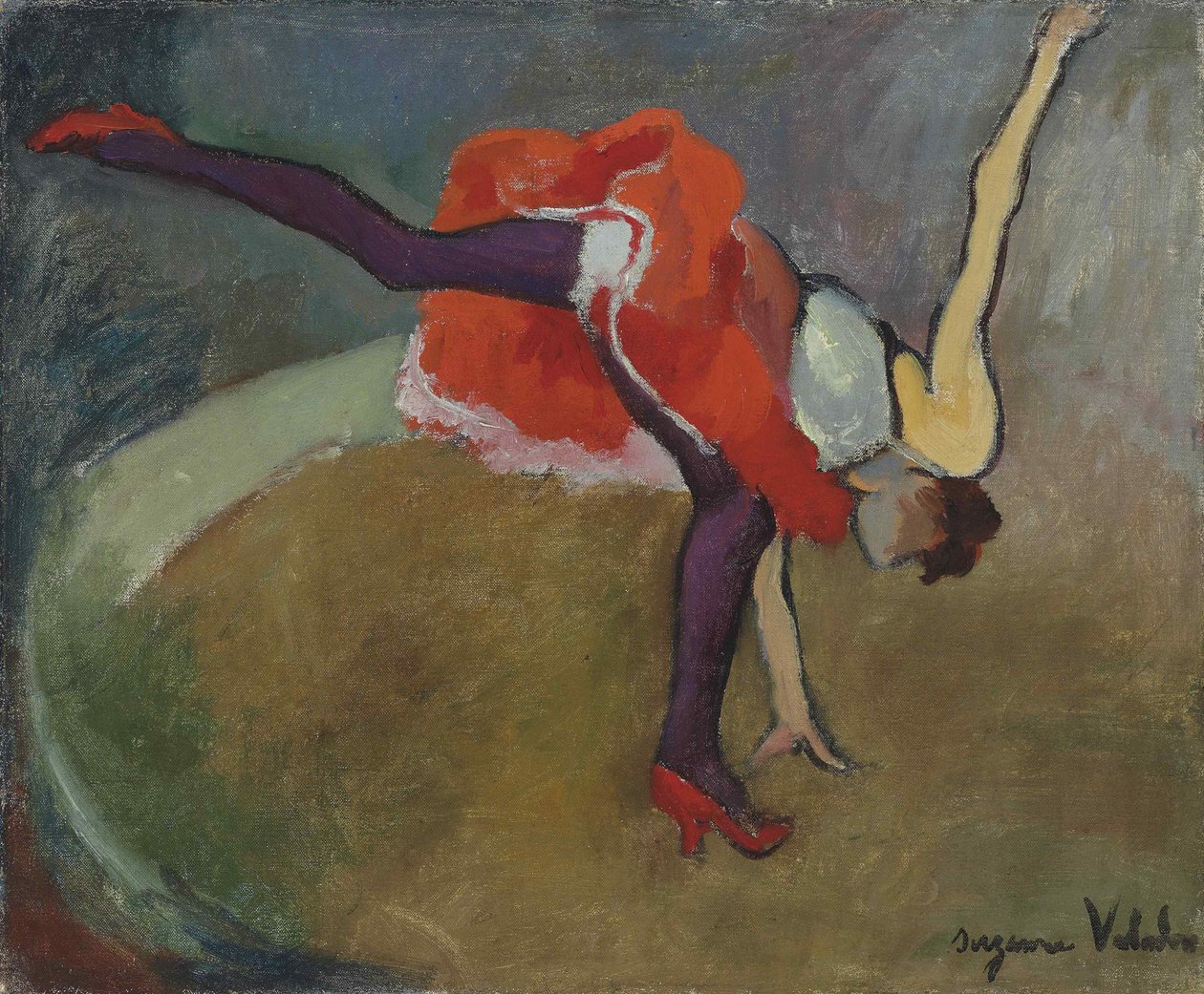 Akrobaten eller hjulet, 1927. af Suzanne Valadon