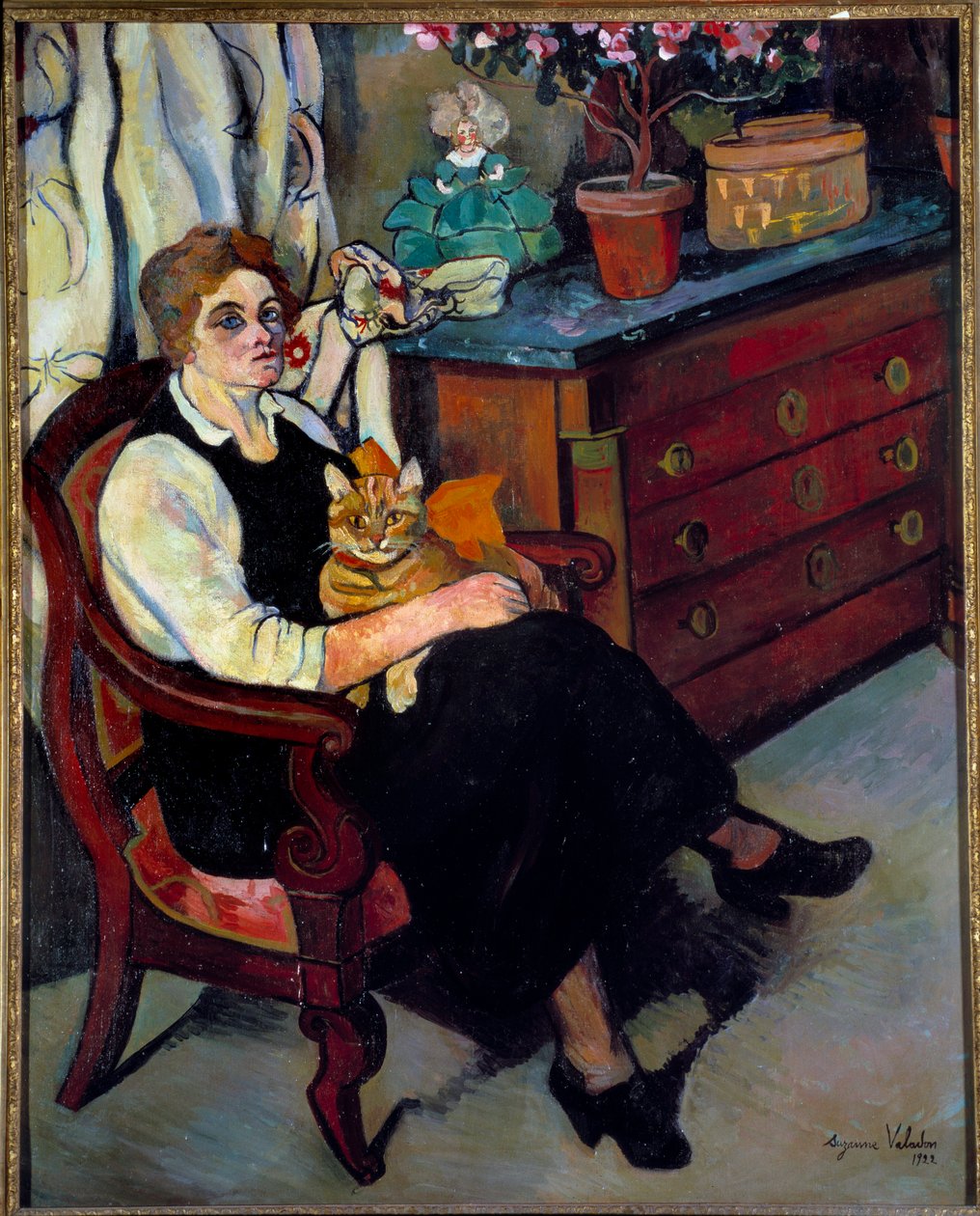 Miss Lily Walton Maleri af Marie-Clementine (Marie Clementine) Valadon, dit Suzanne Valadon (1865-1938) af Suzanne Valadon