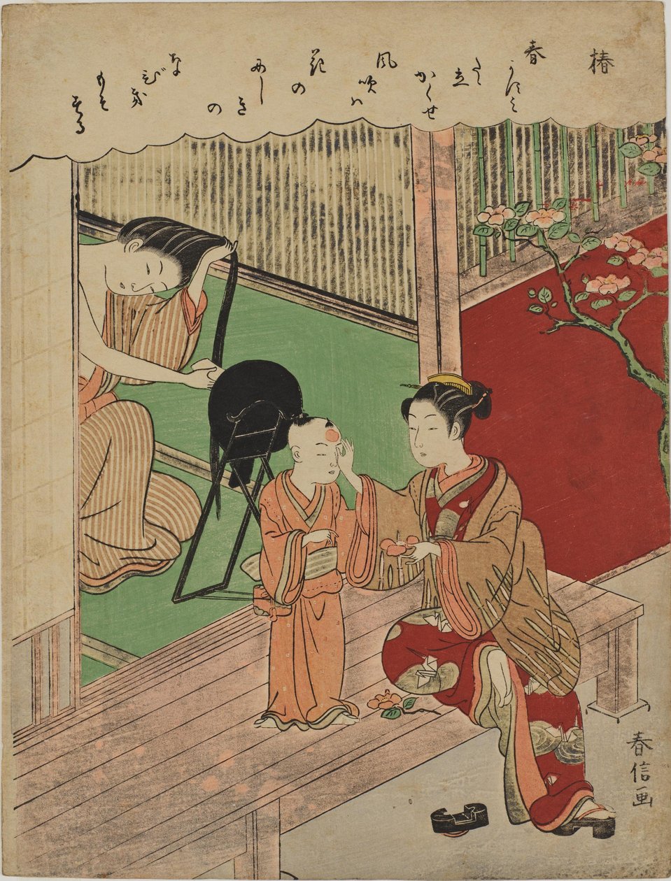 Kamelier af Suzuki Harunobu