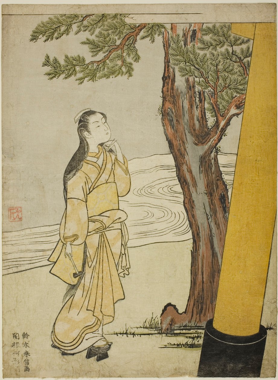 At kaste en forbandelse på oksens time (ushi no koku mairi) af Suzuki Harunobu