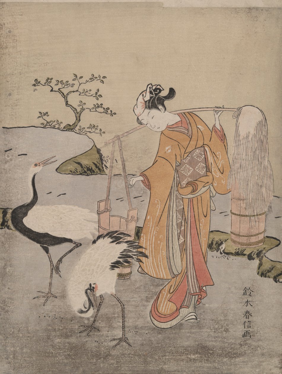 Tegning af saltvand af Suzuki Harunobu