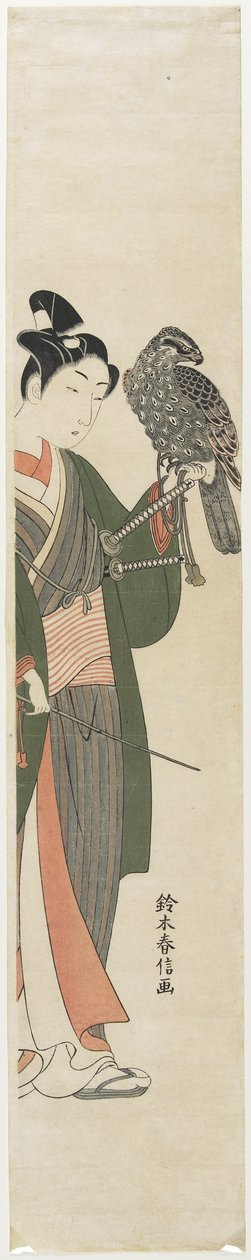 Falkoner, 1769-1770 af Suzuki Harunobu