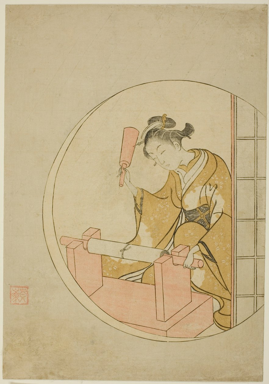 Fyldende klud af Suzuki Harunobu